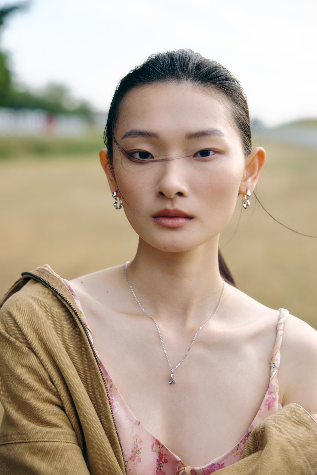 Hourglass Earrings - Silver