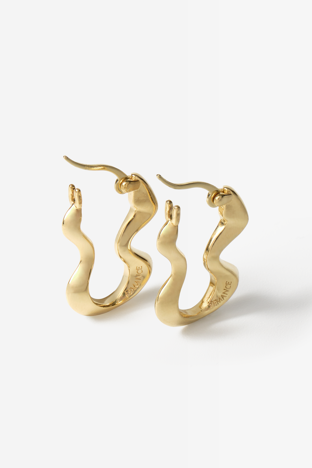 Hourglass Earrings - Gold