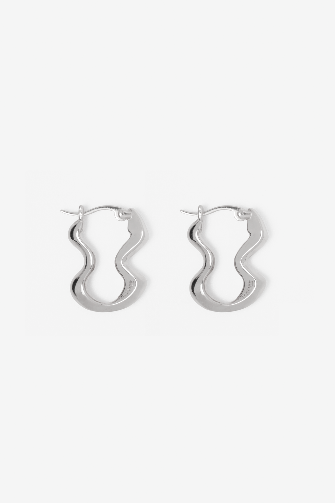 Hourglass Earrings - Silver