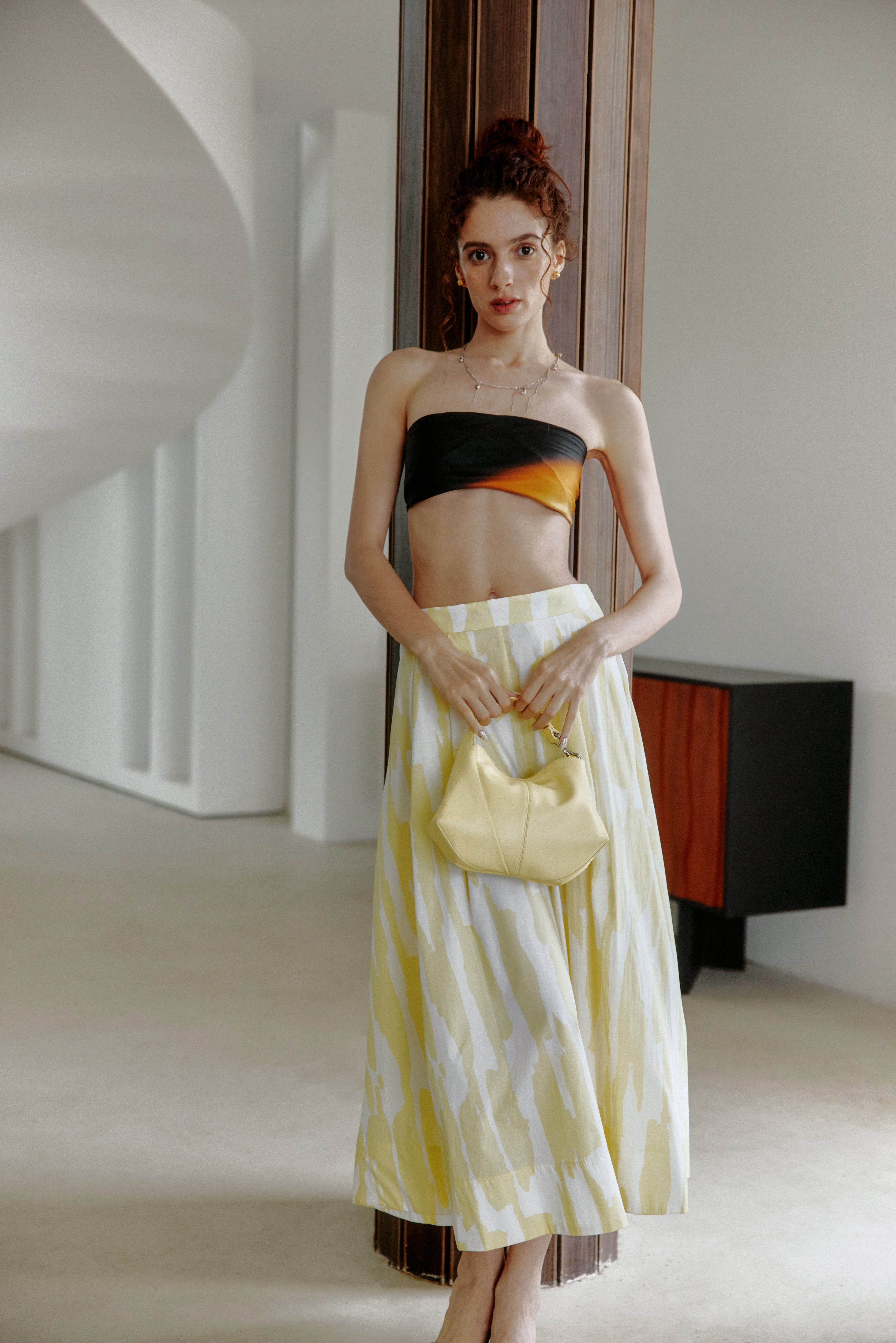Square scarf in Silk twill - Dusk – FEMANCE