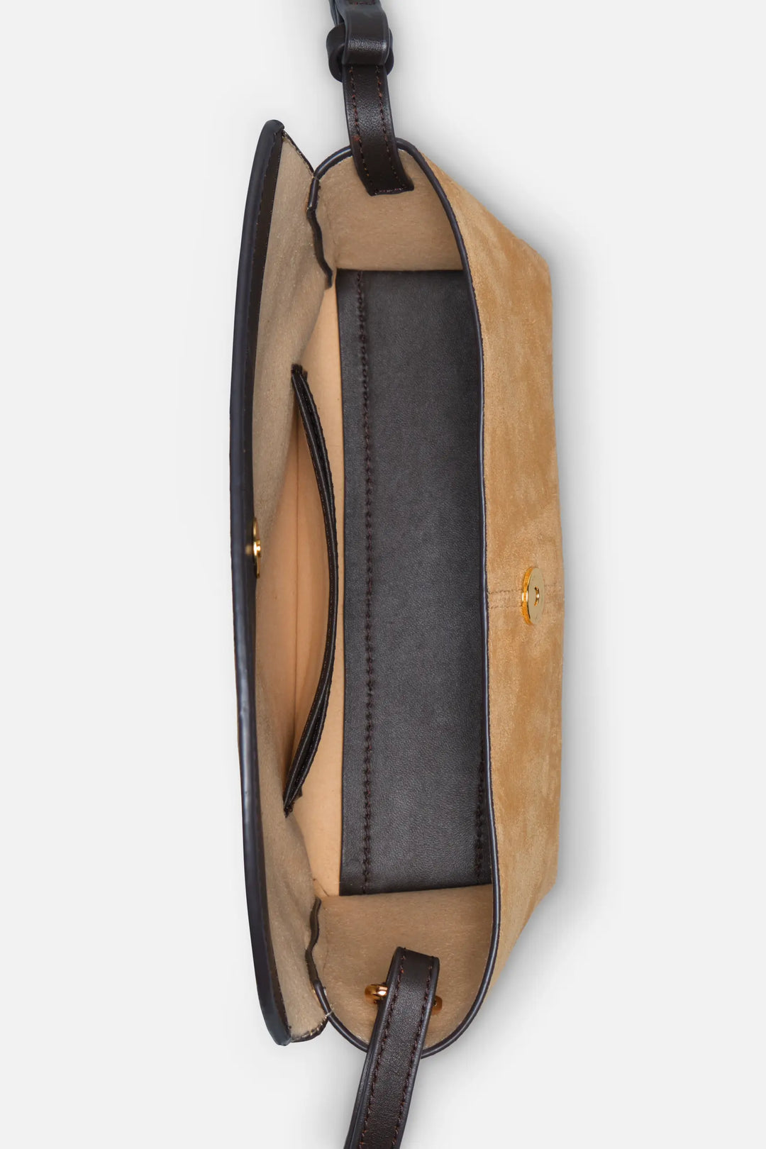 Lympia Pouch - 卡其色（麂皮）