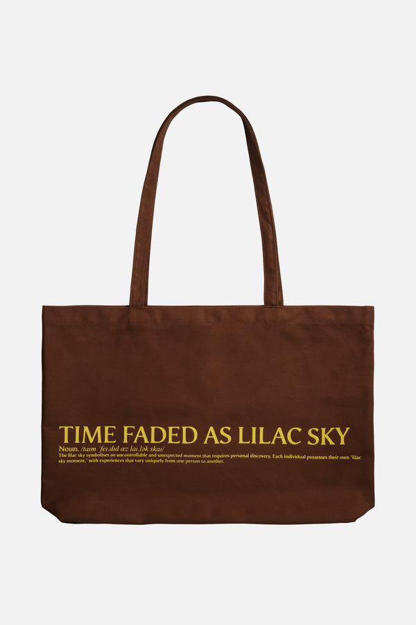 Time Faded as Lilac Sky 托特包 - 棕土色