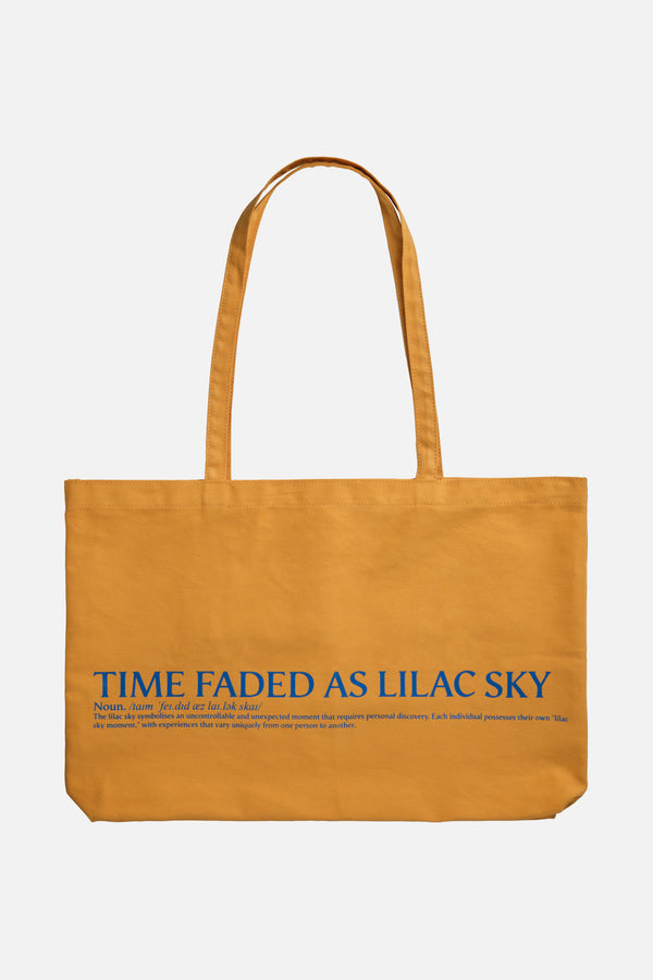 Time Faded as Lilac Sky 托特包 - 南瓜色